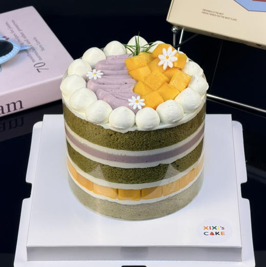 芋泥芒果裸蛋糕 商品图0