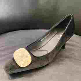 LFGJ X0807丝绒小跟鞋