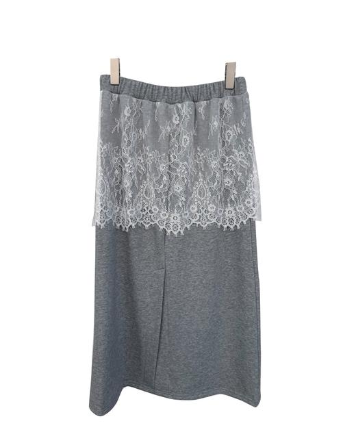 女款蕾丝拼接半身裙hu 商品图1