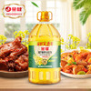 金健 食用油  物理压榨非转基因一级菜油 低芥酸醇香菜籽油6.18L  /粮油调味 /食用油 /菜籽油 商品缩略图0