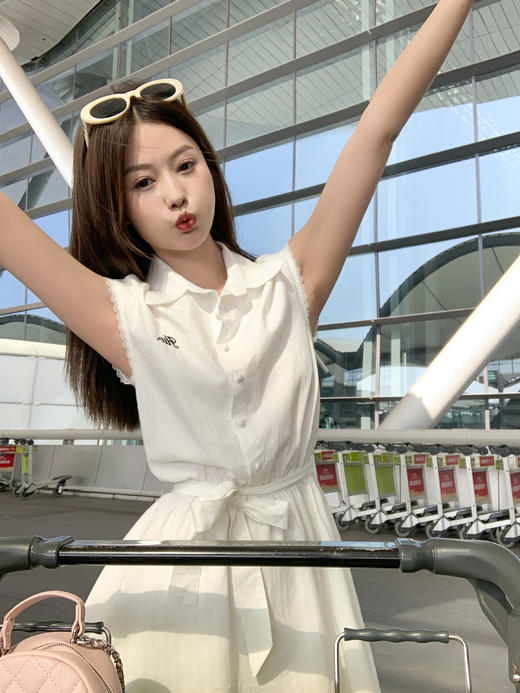 <曾小咸推荐>3.24现货秒杀 ！微信超特价！法式收腰绑带翻领连衣裙 日常169.99 立减80 秒杀89.99！！ 商品图7