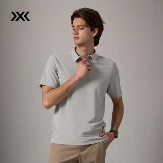 F032377一片式剪裁棉感小珠地速干POLO衫短袖T恤 商品图10