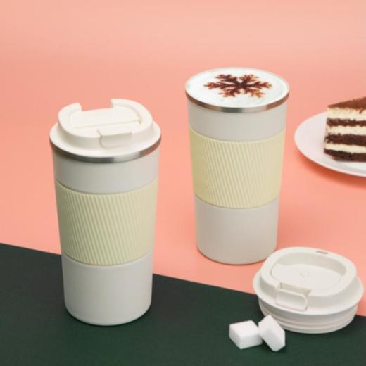 【自营】全格 纯享保温咖啡杯子水杯【容量：500mL】 KF100 商品图2