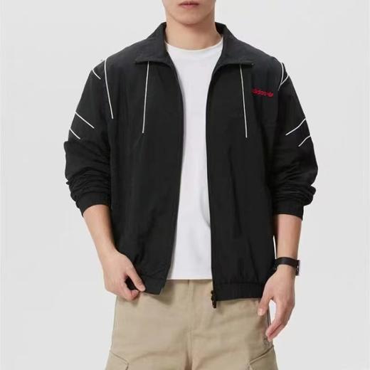 F032334春季新款男女同款运动健身跑步立领风衣夹克外套 商品图6