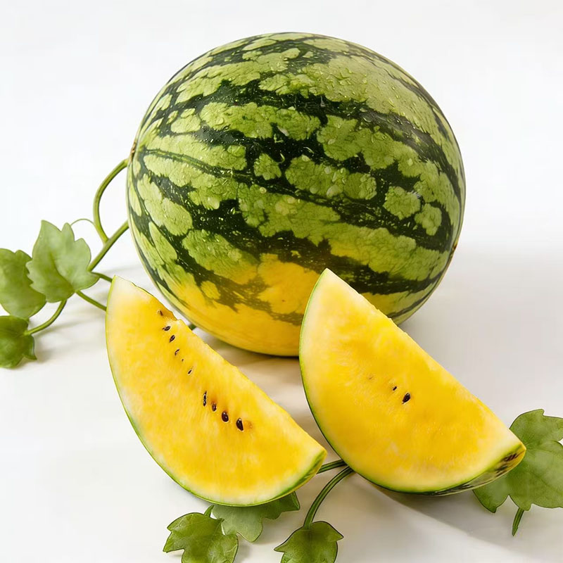 【广东"小兰"黄瓤西瓜】籽少 + 倍甜 + 薄皮 + 多汁 瓜香浓郁 | 顺丰直发DB