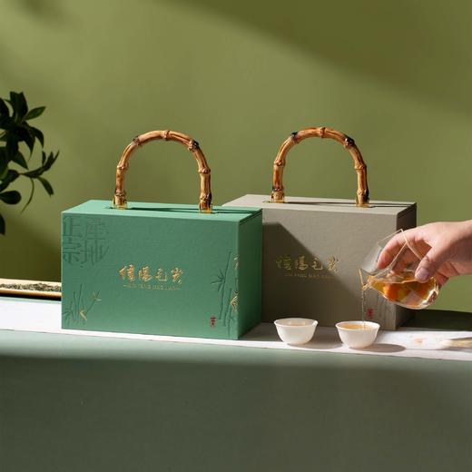 16元一套 / 一箱18套 觅香手提盒【信阳毛尖  二合一 草绿色】 商品图6