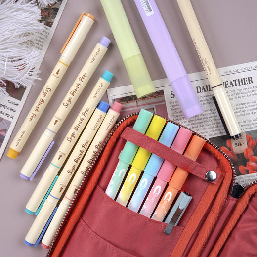 点石制笔AZ花体彩色笔 | 书写流畅、适合日常记录&创意设计、彰显独特风格与专业质感 商品图11