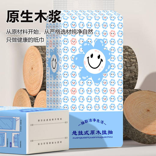 纸抽厕大包家用家庭卫生纸家庭装悬挂挂纸底部卫生式抽式10提*1箱包邮 商品图3