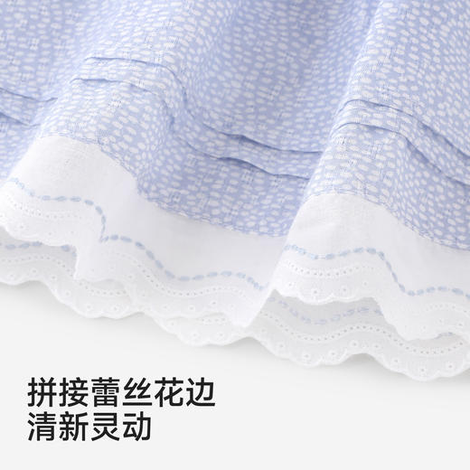 【商场同款】英氏女童套装春夏新款短袖T恤短裤两件套纯棉休闲装 商品图3