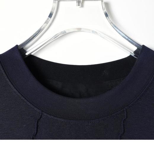 68633SDSA男装2026新款高贵轻奢潮牌波浪线钉珠肌理短袖T恤百搭上衣 商品图2