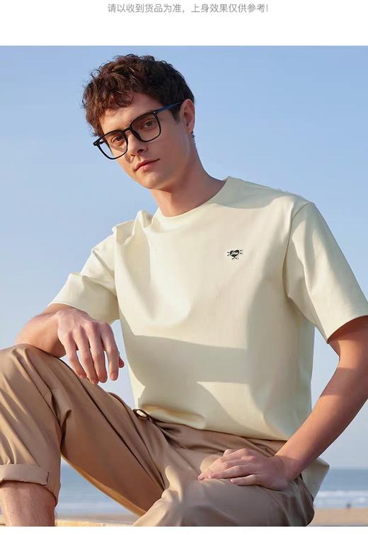 二店y 【老渠道】哈吉狗 爱心刺绣限定款，男士T恤 商品图6