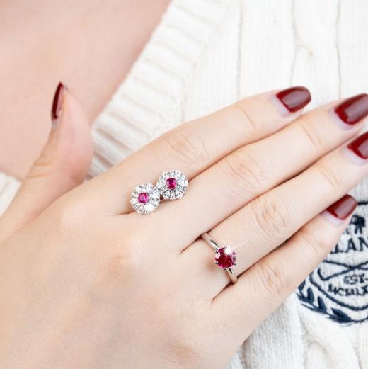 红蓝宝石【任2件-20】G.C珠宝 GLORY CASE 合成红宝石&蓝宝石 培育宝石首饰系列 礼盒 商品图10