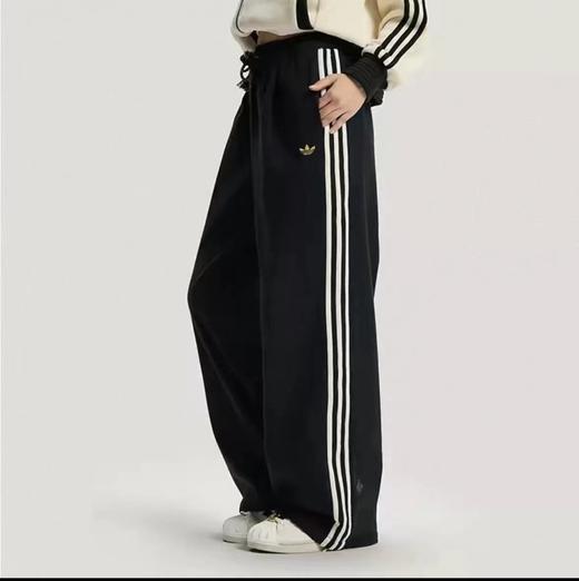 F032308春季新款男女同款宽松系带运动长裤休闲刺绣裤子卫裤 商品图9