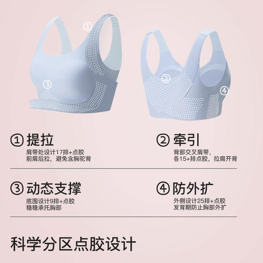 【9-18岁】likeuu 发育期矫姿内衣 商品图2