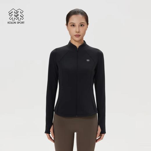 点此购买 可隆春秋季女士弹力针织立领夹克 bk 343063 商品图9