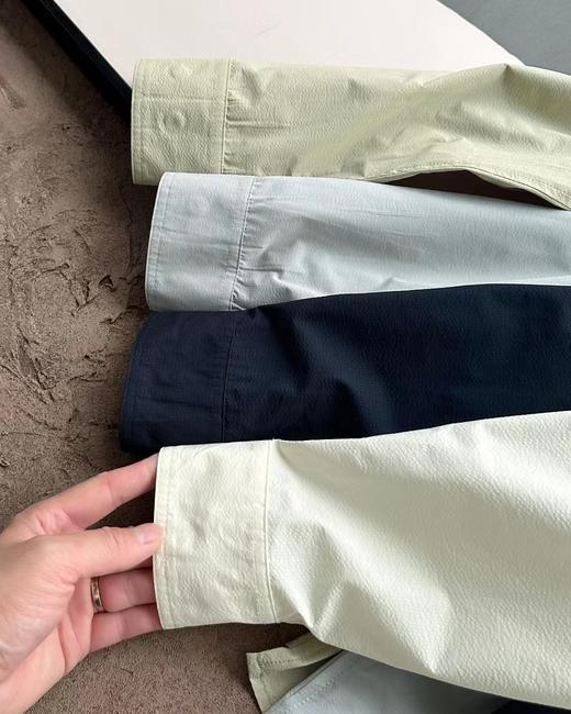 F032318春季新款抗皱免烫男女同款户外运动长袖衬衫外套 商品图13