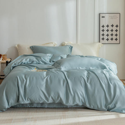 【品牌直发】加倍生活 A类60支进口兰精天丝四件套-薄暮系列 12色可选 商品图1