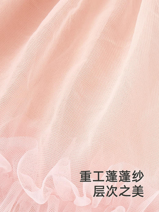 英氏女童吊带连衣裙夏季透气女宝公主裙可爱小礼裙子YRLEJ2R017A 商品图2