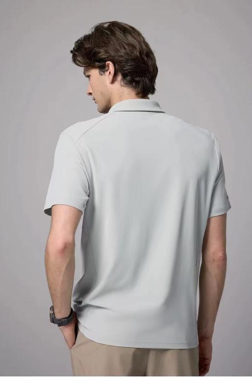 F032377一片式剪裁棉感小珠地速干POLO衫短袖T恤 商品图12