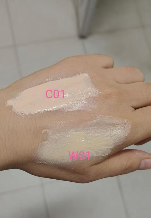 玛丽黛佳种籽贴肤锁妆气垫1+1替换装（2.0版）W01皑雾 黄一白推荐色号-0748 商品图2
