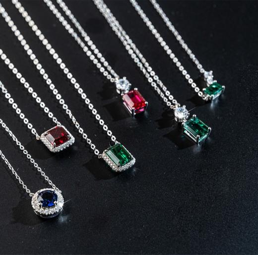 祖母绿【任2件-20】G.C珠宝 合成祖母绿 培育宝石首饰系列 礼盒装 商品图1