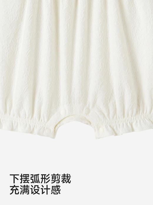 英氏女宝宝连体衣周岁宴礼服夏季新款婴儿外出服哈衣YRHBJ2S011A 商品图4