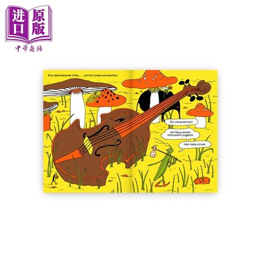 预售 【中商原版】【德文版】弹琴的蟋蟀 德国插画师Anna Haifisch出道作 2026年博洛尼亚提名奖 Die Grille in der Geig 原版 商品图4