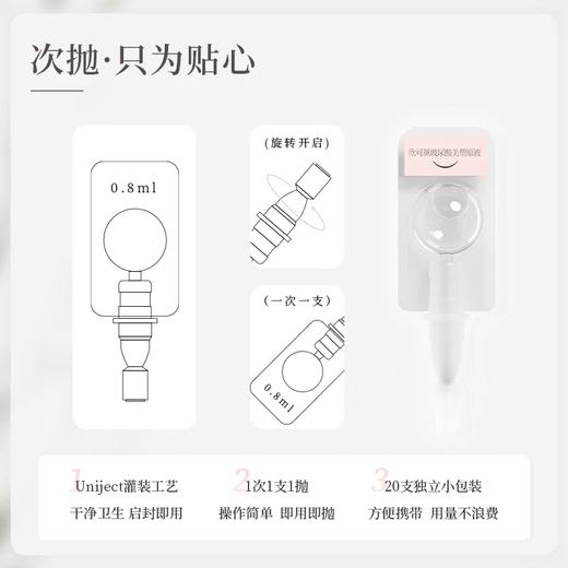 ² 【胶原补水小炸弹】玻尿酸美塑原液  保湿补水 30s提拉紧致 0.8ml*30支/盒 HM02-CRMM-QMSW 商品图2