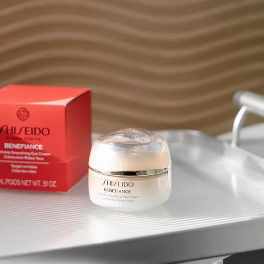 专柜520  皱纹小雷达 新款红盒资生堂盼丽风姿眼霜滋润抗皱15ml 商品图1