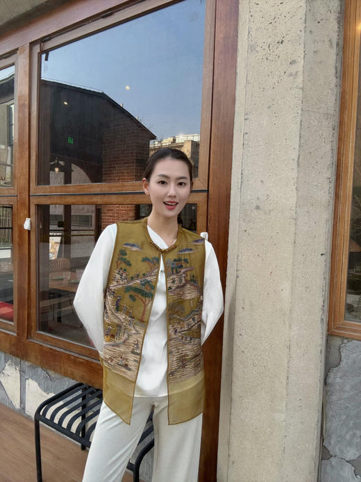 【百搭真丝】噢蜜ooomeooo真丝荡领女衬衫 商品图5