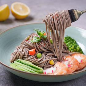 【低钠全粗粮！劲道有弹性】三个樱桃荞麦面减脂期主食速食生鲜日式拉面粗粮挂面整箱面条。xa