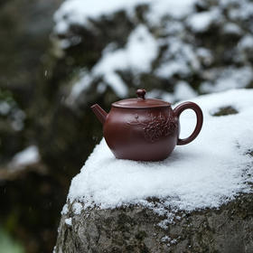 龙德堂陶艺 汤宣武 作品《芙蓉王》原矿紫泥 220cc 库存请咨询客服