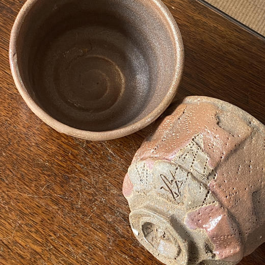 【苏州】日本中古粗陶手作器皿 带签章 X1519 商品图1