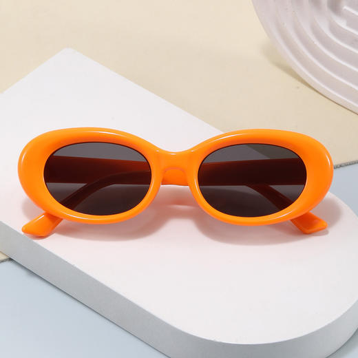 【阻隔眩光！防紫外线】宝宝太阳镜个性潮凹造型走秀儿童眼镜洋气男童女童遮阳墨镜夏。xa 商品图2