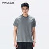 PINLI品立2026夏季新款男士连肩袖圆领短袖T恤上衣潮GD262111038 商品缩略图2
