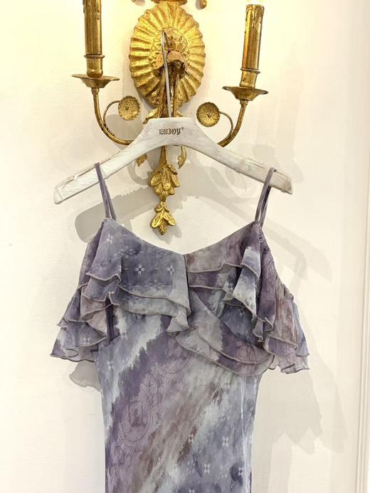 【门店同款】ENJOY夏季“悠然之境”茶歇浪漫荷叶边度假裙 163993115 商品图1