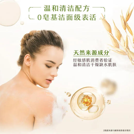 【1:1送水凝保湿霜10g】Aveeno艾惟诺成人每日倍护沐浴露532ml（温和清香）长效保湿天然燕麦 商品图4