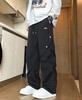 F032336春季情侣款防水宽松全棉针织面料耐磨耐脏休闲运动裤 商品缩略图2