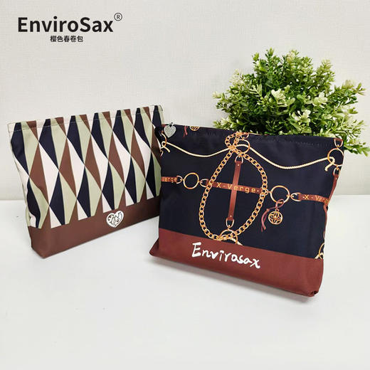 Envirosax牛津防泼水YKK拉链收纳袋手腕包有内衬化妆包手拿包 商品图1
