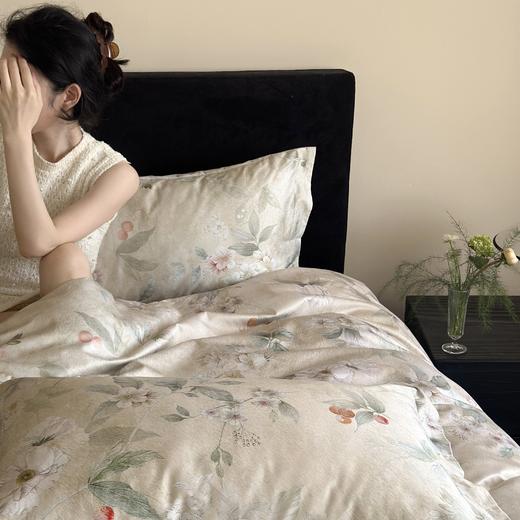 【品牌直发】加倍生活 60支兰精天丝数码印花四件套-细雨润青系列 2色可选 商品图3