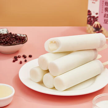 明治meiji炼乳红豆雪糕 64g*6支 彩盒装 /水饮冲调 /冰淇淋 /棒支冰淇淋 商品图5