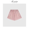 03-4潘依绣丁丁宠粉PanYiXiu/潘依绣【微甜恋夏】100%棉脏染薄款抽绳休闲短裤 SY0520 商品缩略图1