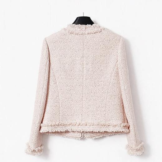 丁摩 法式浪漫粉色小香风外套气质名媛上衣6ZF-25108 商品图1