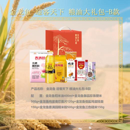 【节日礼盒】金龙鱼 迎客天下粮油大礼包B款 商品图1
