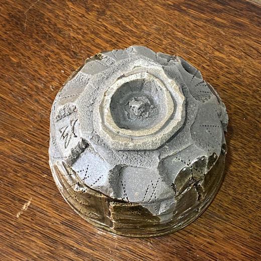 【苏州】日本中古粗陶手作器皿 带签章 X1537 商品图3