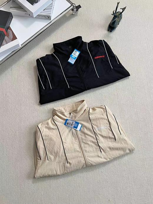 F032334春季新款男女同款运动健身跑步立领风衣夹克外套 商品图2