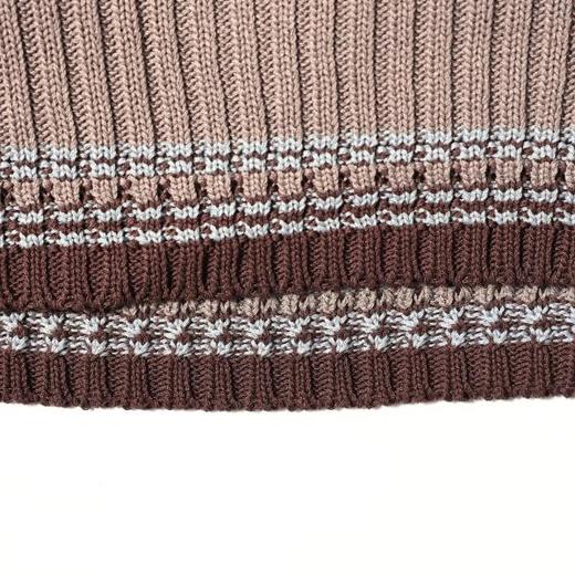 68939SDSA男装2026新款高贵轻潮牌拼接针织圆领短袖T恤百搭宽松上衣 商品图3