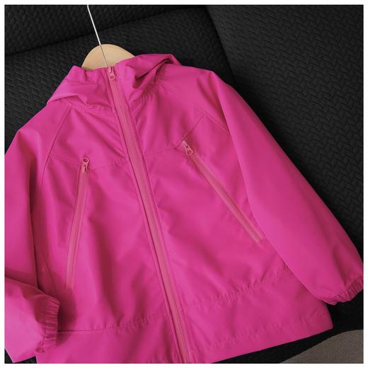 直发 化骨鸟同款 儿童单层硬壳冲锋衣 专业防水防泼水 小雨一擦即干 商品图7