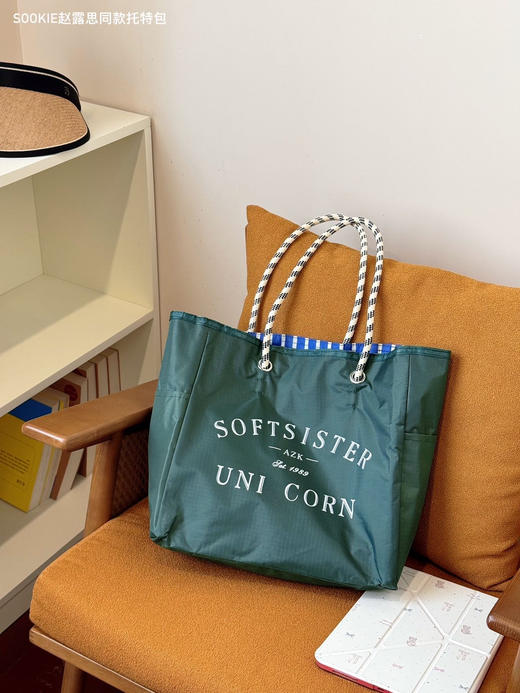 🌈通勤包天花板❗️赵露思种草❗️【Le*portsac同款托特包】😎品质对标专柜，大容量让出行、通勤、变得更简单，⚠️字母设计简约又不失时尚感！ 商品图4