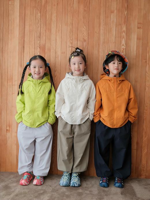 直发 化骨鸟同款 儿童单层硬壳冲锋衣 专业防水防泼水 小雨一擦即干 商品图1